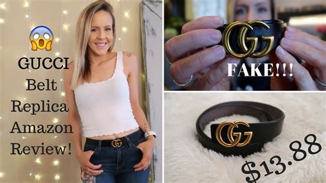 youtube fake gucci belt amazon|replica gucci belt.